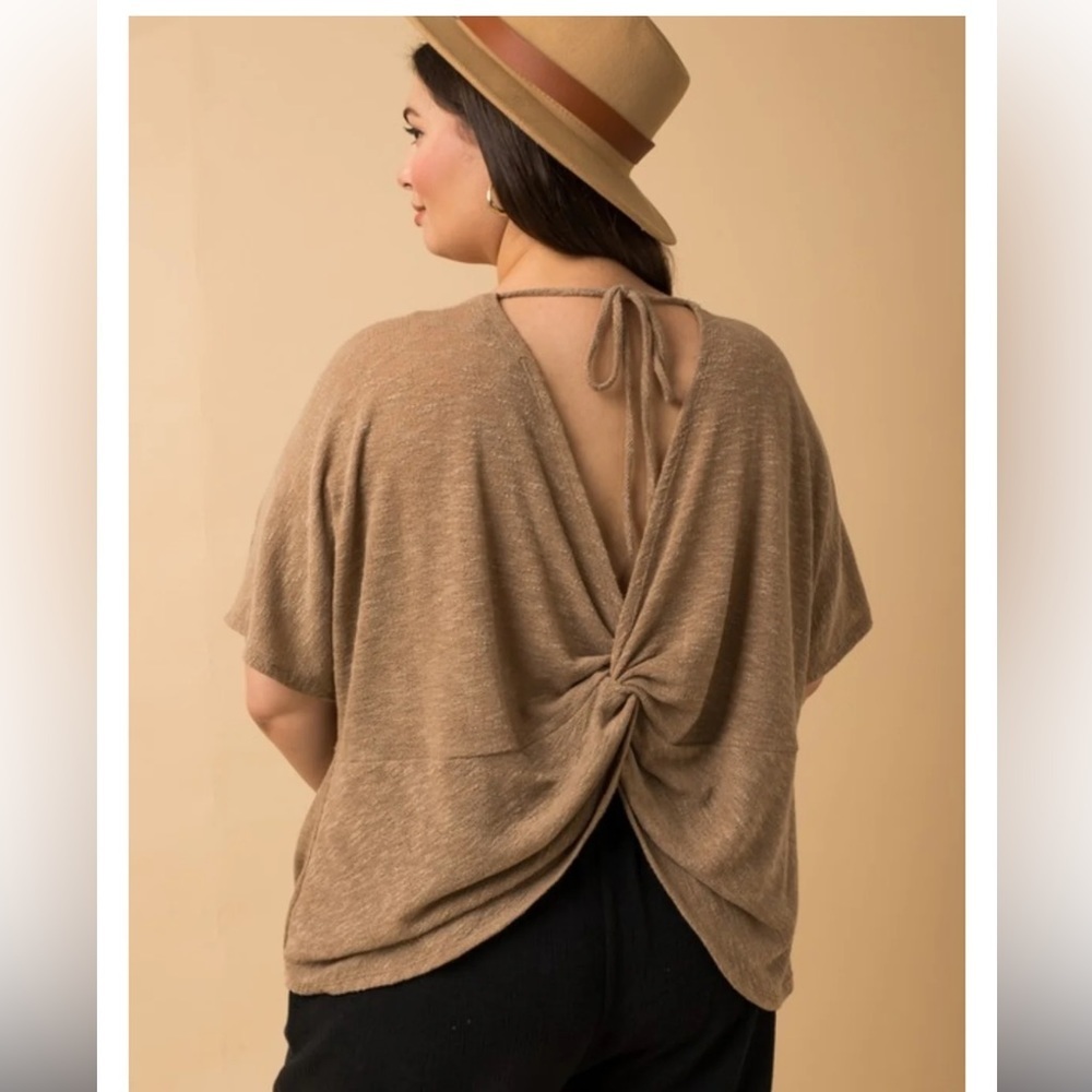GILLI twist  back top